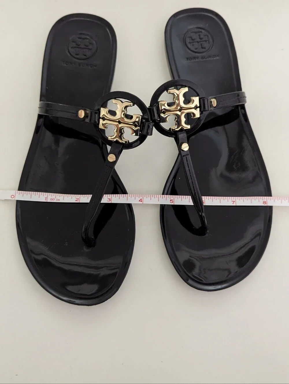 GUC! Tory Burch Mini Miller Sandal In Black Size 7